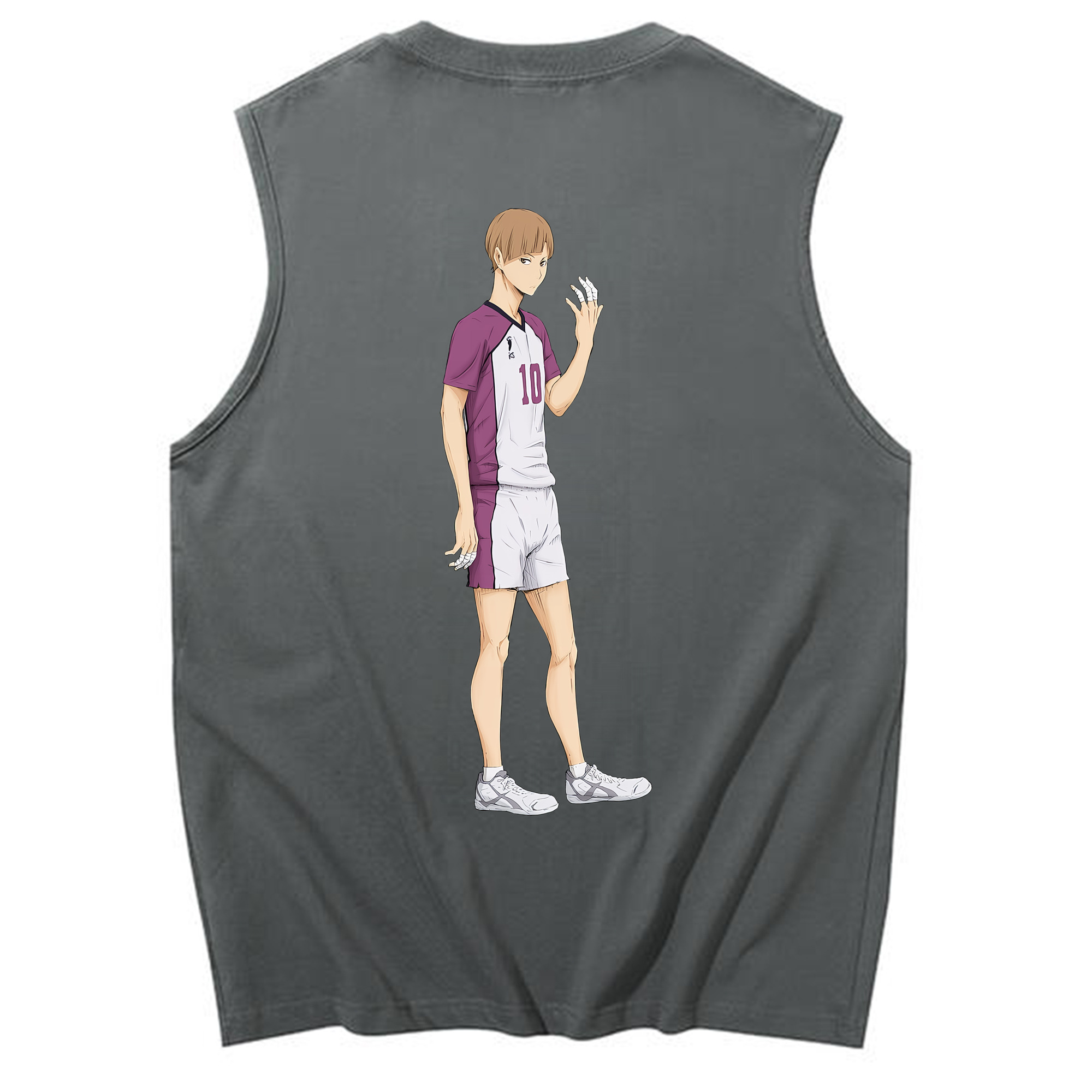 （画像用） ハイキュー!! Haikyu!! コットン100％タンクトップ（背面プリント）